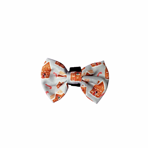 Bow Tie - Christmas gingerbread candy cane