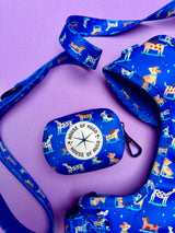 Bundle - Skateboarding dogs harness, collar, waste bag, lead, bow tie set